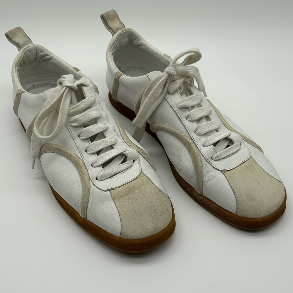 Toteme Leather Suede Lace Up Sneakers size EU 41